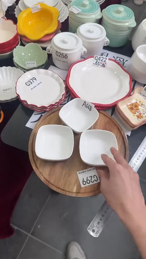 摆件陶A668-3个   仓库清仓福利陶瓷微瑕