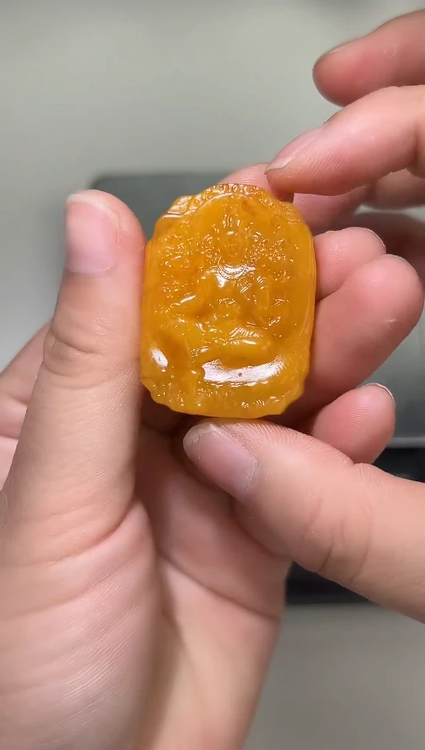 裸石琥珀未镶嵌琥珀蜜蜡吊坠