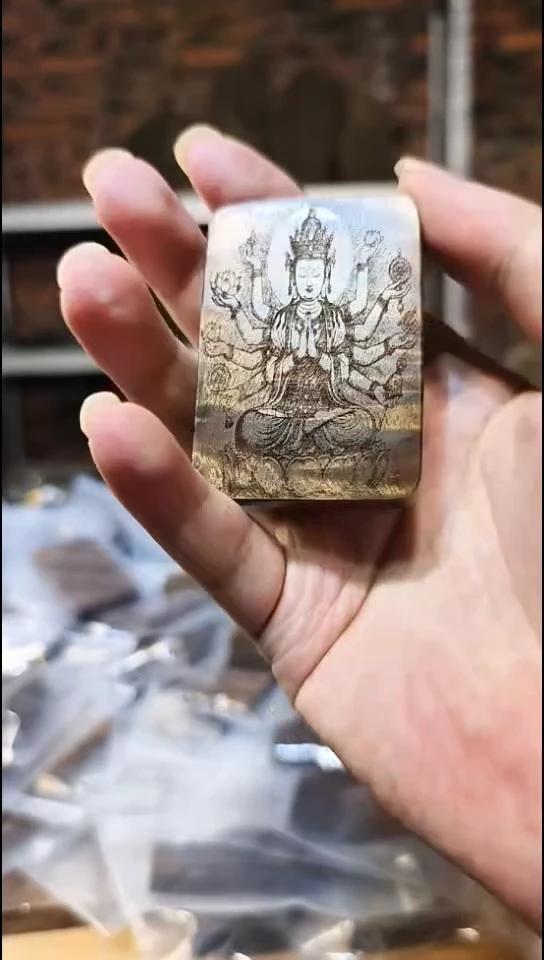 金丝楠无事牌手把件