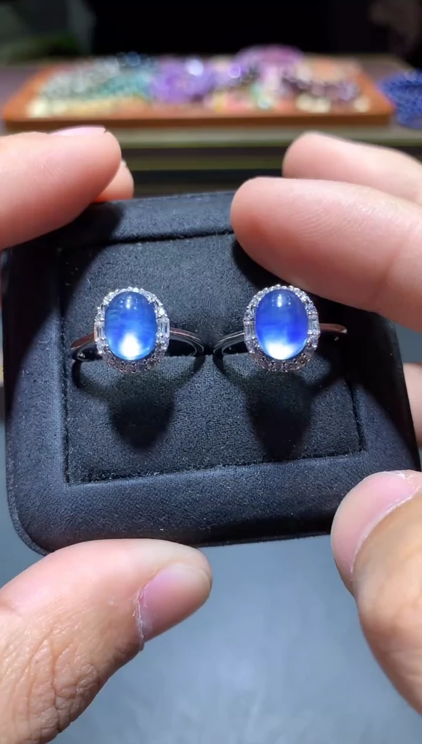 【闪购商品】海蓝宝石戒圈未镶嵌P55【多样性发其一】