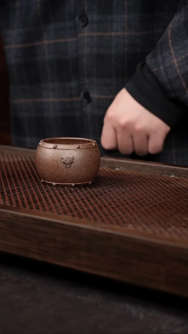 【闪购商品】紫砂茶壶特高温岩中泥战鼓杯