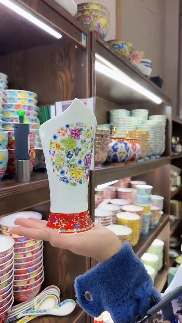 【闪购商品】瓷片 筷子桶一个景德镇陶瓷