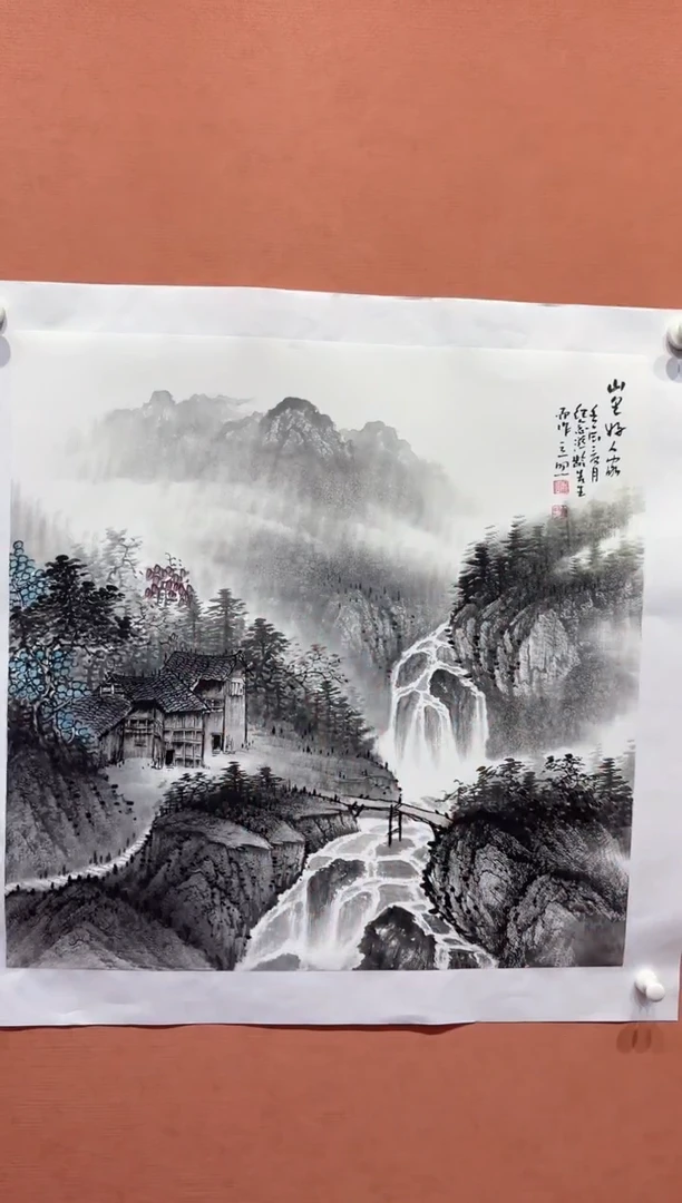 国画师立照老师国画作品