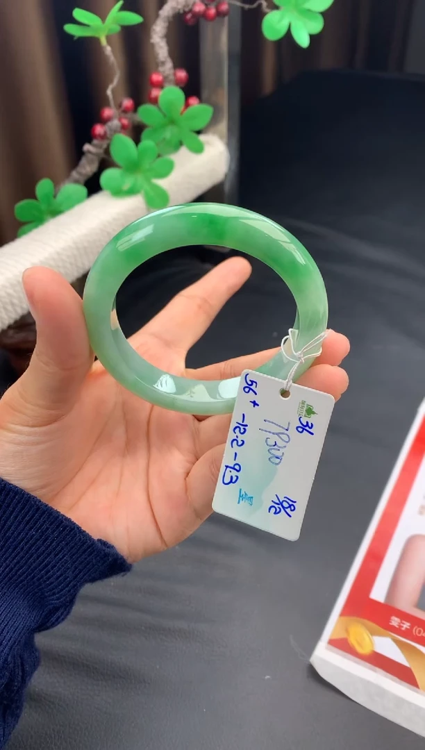 未镶嵌手镯翡翠翡翠自带#送人#，假一赔三