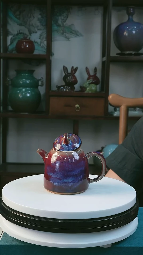 秤砣壶钧瓷茶壶 福利