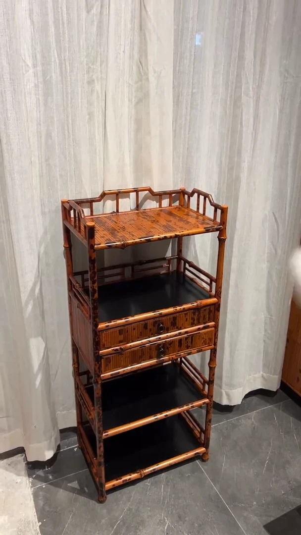 竹我****?湘妃竹收纳柜茶柜