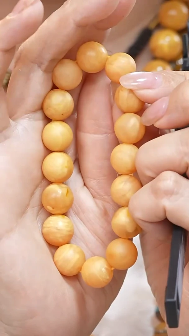 蜜蜡颈饰未镶嵌5651天然蜜蜡珠宝奇石云端妖孽石膏蜡全部保真