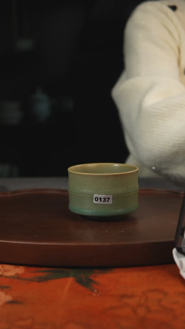 杯子瓷137 汝州原产地原矿仿古老釉