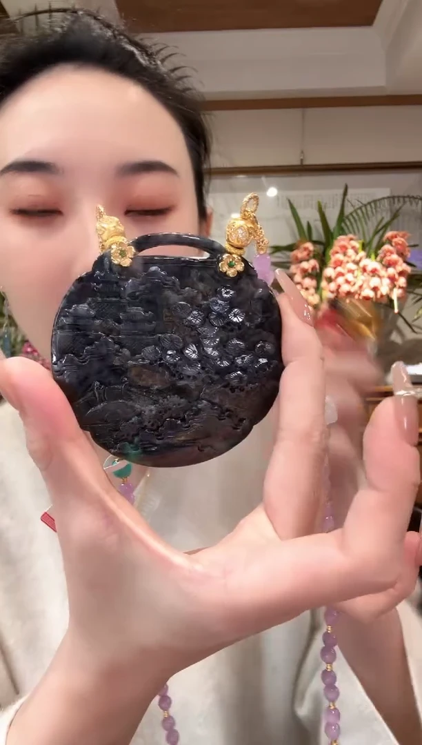 【闪购商品】翡翠颈饰未镶嵌国风