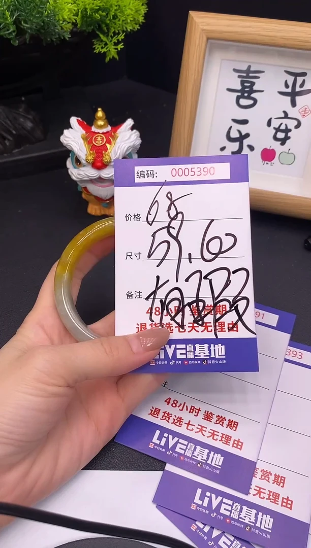 未镶嵌手镯翡翠0005390