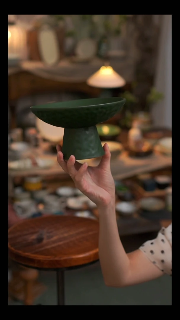 塑料听溪陶瓷工作室  盘1 个