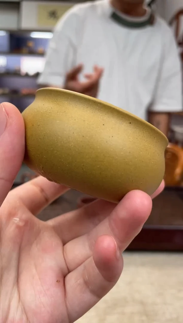 茶壶紫砂黄金段 普洱杯