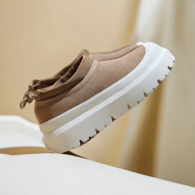 2025新款王一博同款情侣时尚雪地靴羊皮毛一体加绒加厚保暖