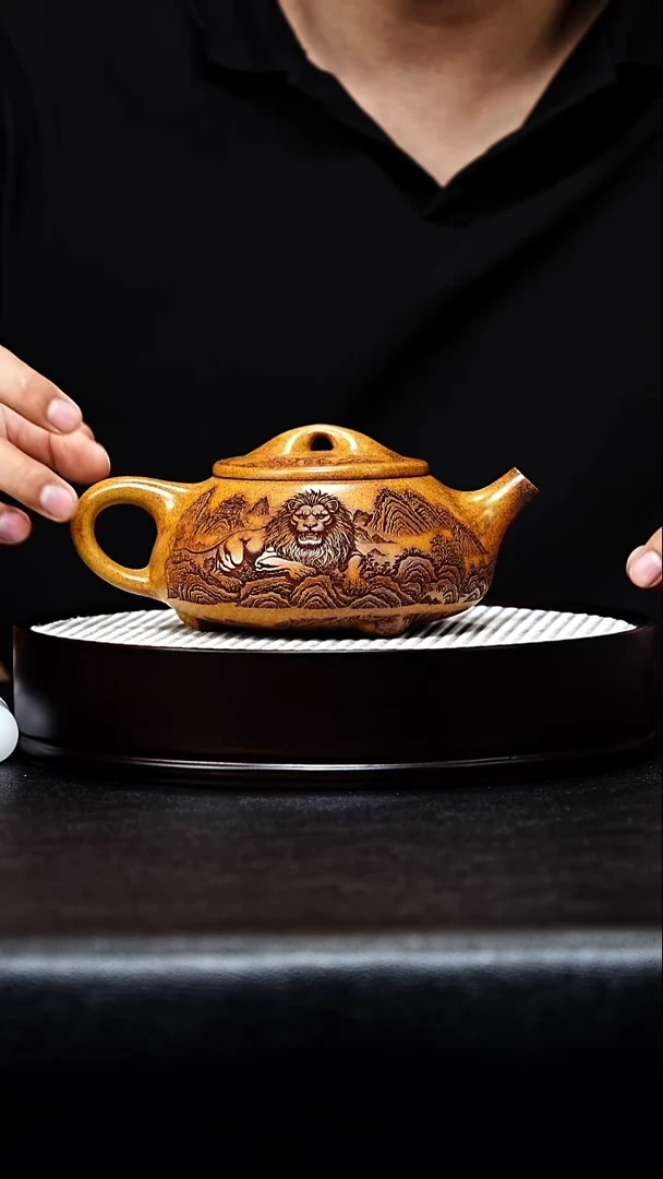 茶壶紫砂石瓢手工紫砂壶