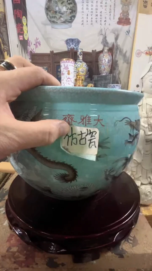摆件现代陶瓷摆O