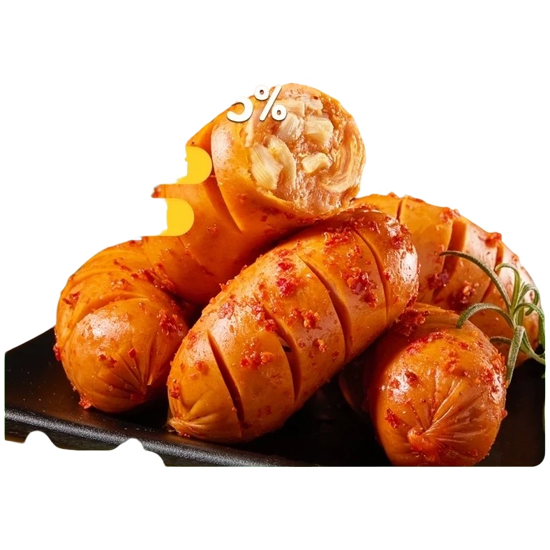 笋尖鸡肉肠脆脆肠脆皮香肠开袋即食火腿烤肠代餐办公室小零食