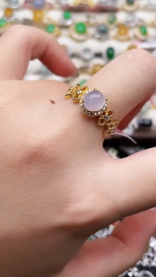 银S925镶嵌戒指翡翠42