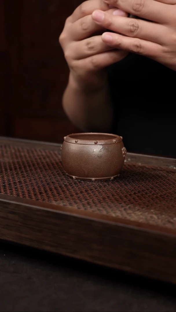 【闪购商品】紫砂茶壶岩中泥战鼓杯