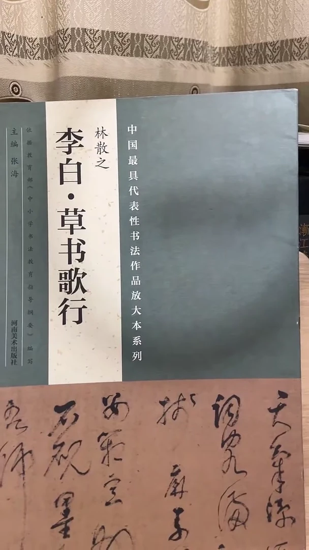 林散之李白 草书歌行 代表性放大河南美术