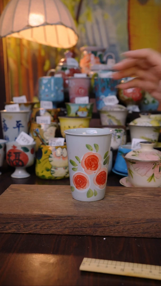 摆件泥垚手作 景德镇手工手绘器物