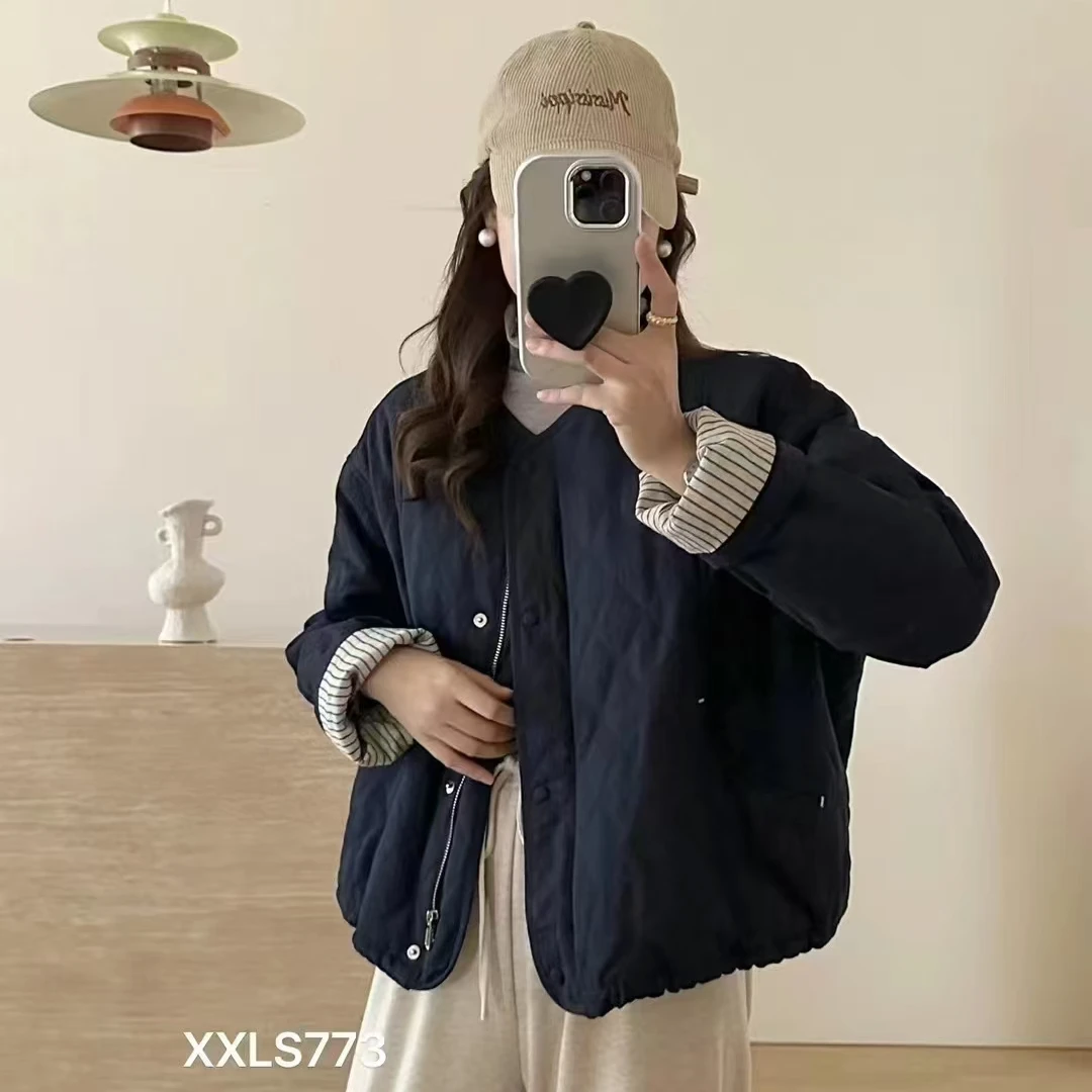 8039-1诗诗家2025简约外套棉袄