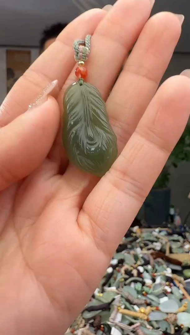 颈饰未镶嵌和田玉拍一发一多样性发货