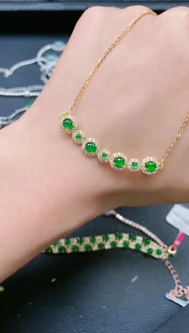 翡翠戒指银S925镶嵌11111
