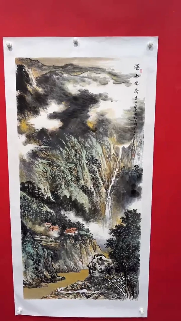 国画画家陆远华纯手绘原作