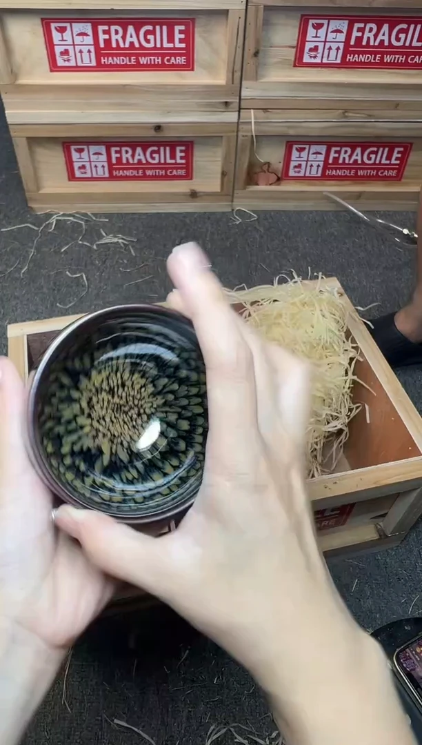 茶盏蓝绿鹧鸪 将军 盏三疯建盏茶器