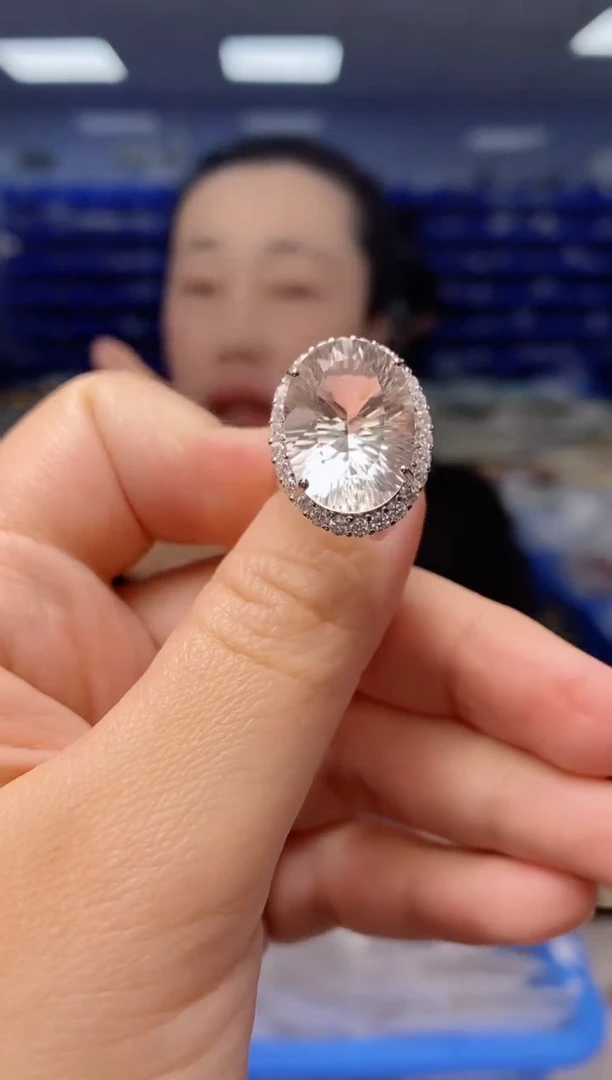 【闪购商品】水晶戒指银S925镶嵌   JZ3248