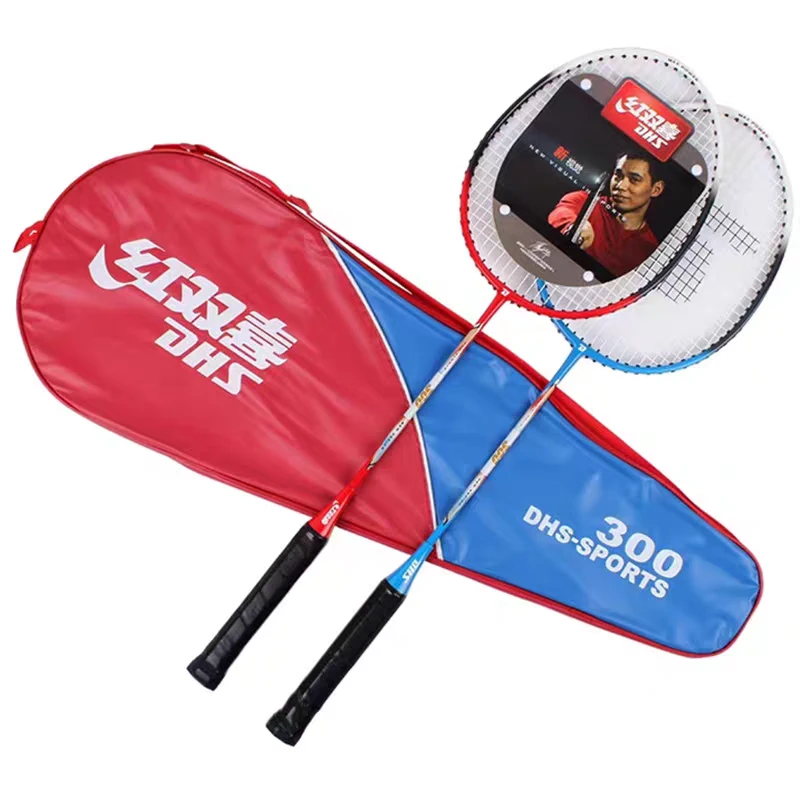 红双喜300铁合金一体羽毛拍（副）