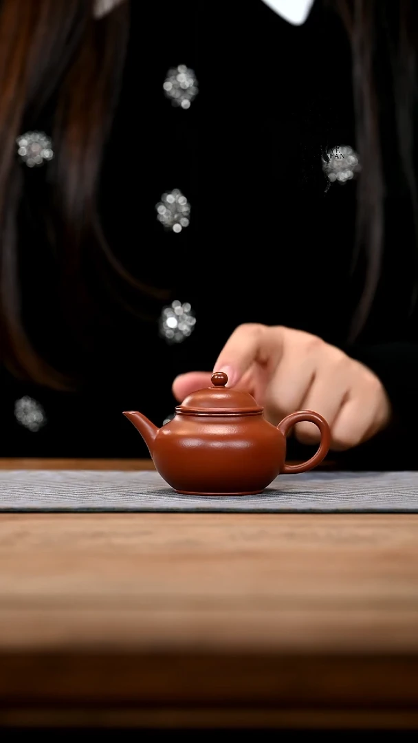 茶壶紫砂小煤窑朱泥秋水