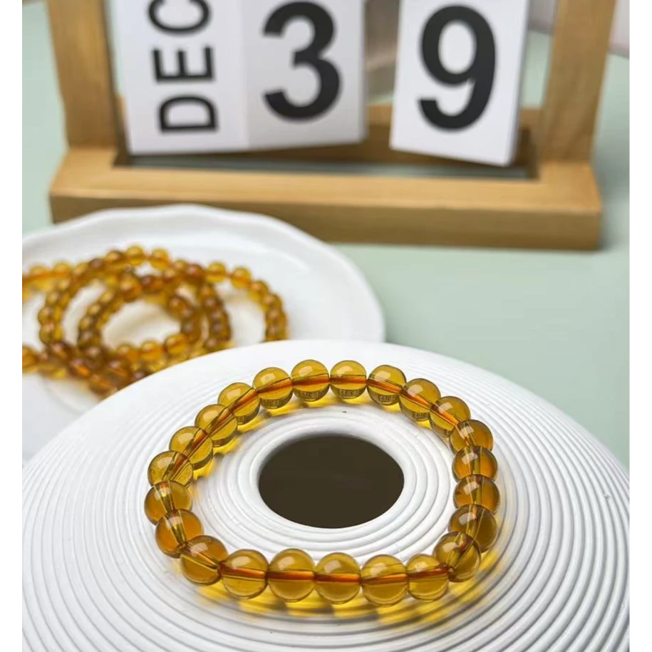 天然黄水晶手串（多样发其一）A009