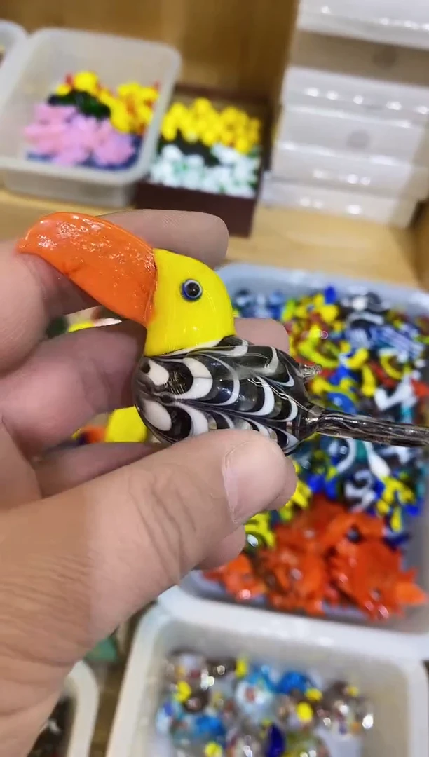【闪购商品】琉璃手工艺品鹦鹉