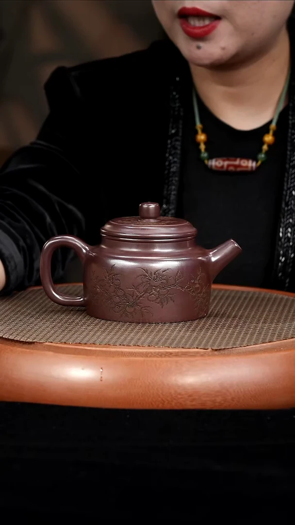 茶壶紫砂BX6邵德华德钟石红400cc