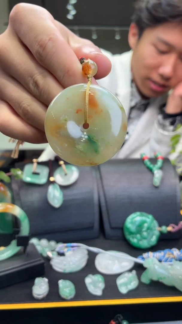 未镶嵌圆环石英质玉平安扣