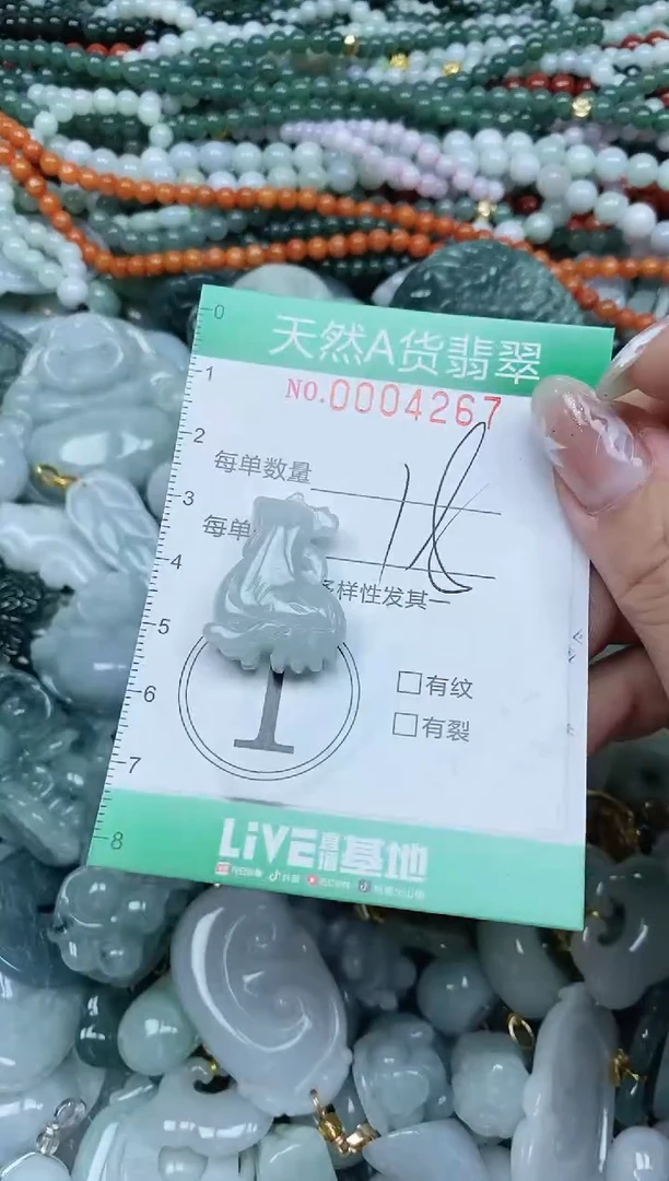 颈饰未镶嵌翡翠翡翠