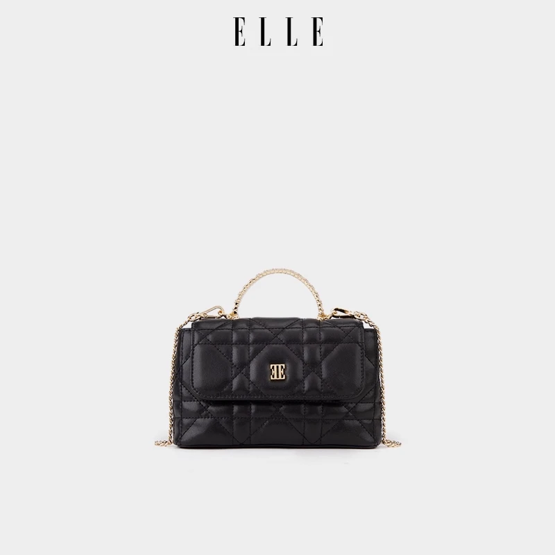 ELLE25【商场同款】早秋琥珀流光风轻奢时尚斜挎包25432