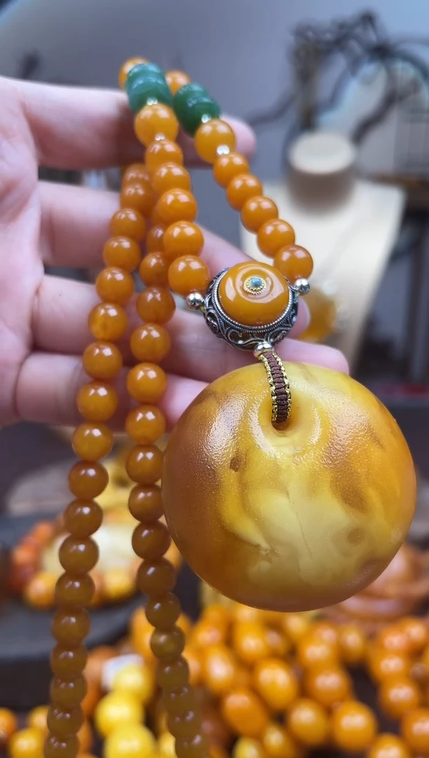 未镶嵌琥珀裸石首饰 假1赔4（多样性发货1件