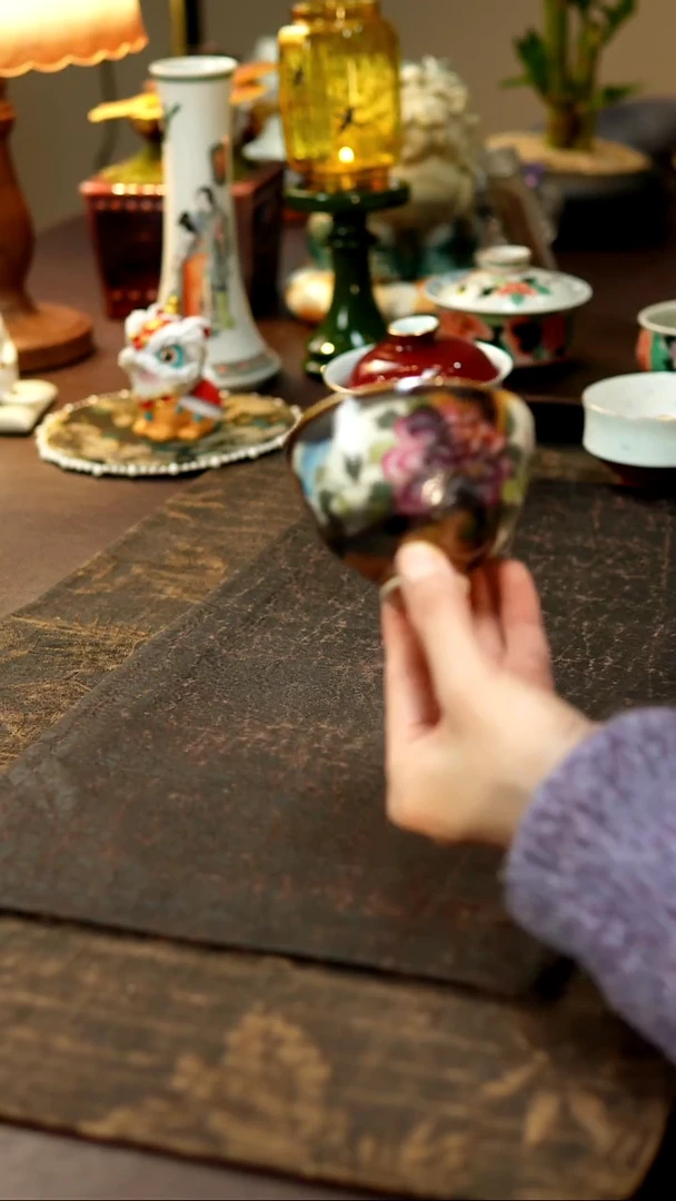 景德镇陶瓷杯碗柴烧多人