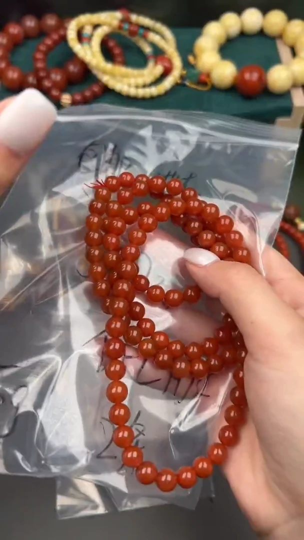 未镶嵌手链南红玛瑙1
