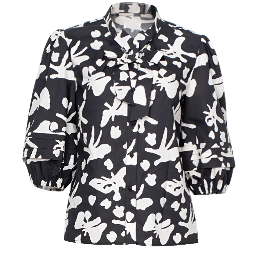 【佐色】女款衬衣中袖衬衫（123619517）