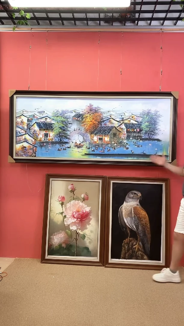 油画怡****? 尺寸70.180画芯（不含框）