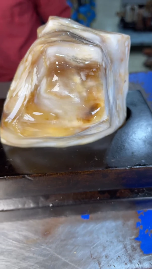 未镶嵌摆件硅化玉22