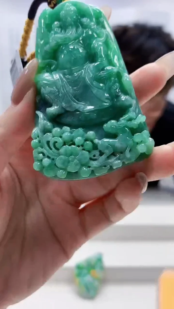 未镶嵌定制翡翠5145lr-毛货挂件73