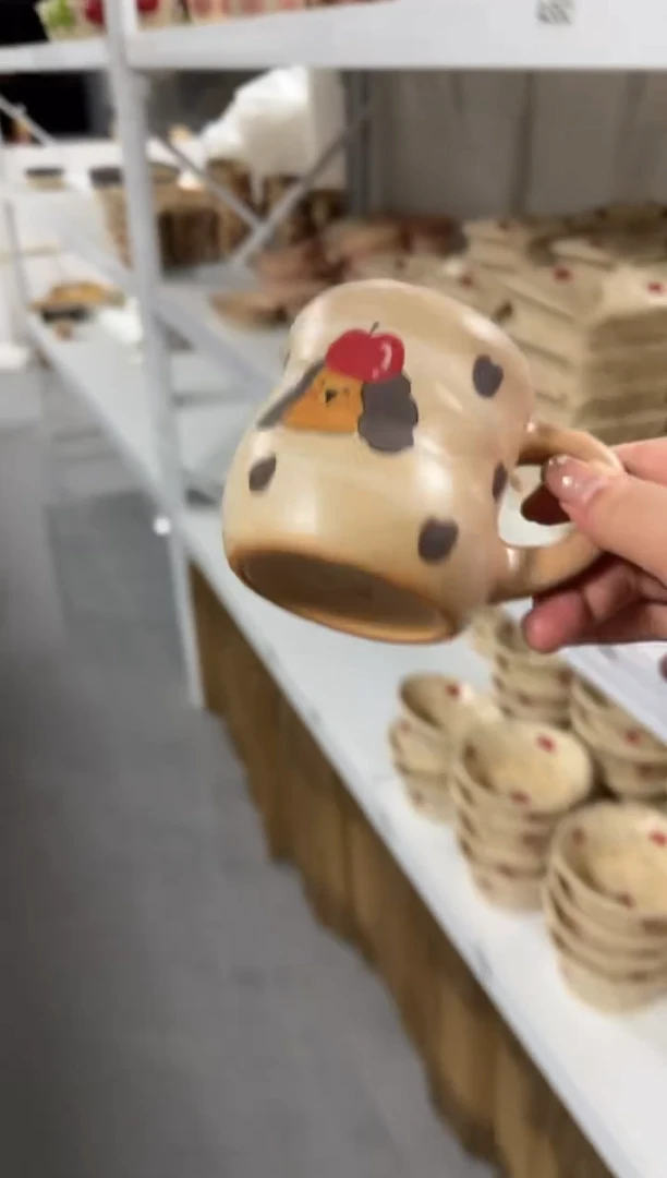 陶瓷狗狗杯子【十里高温釉下彩陶瓷】
