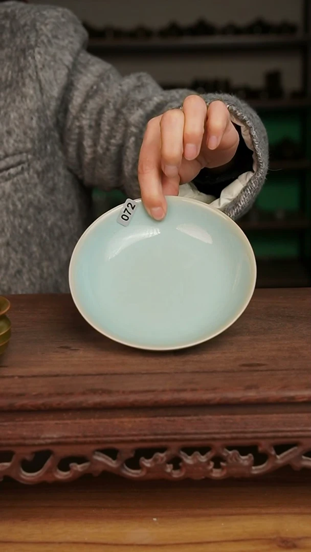 杯072号天青圆洗孤品裸发