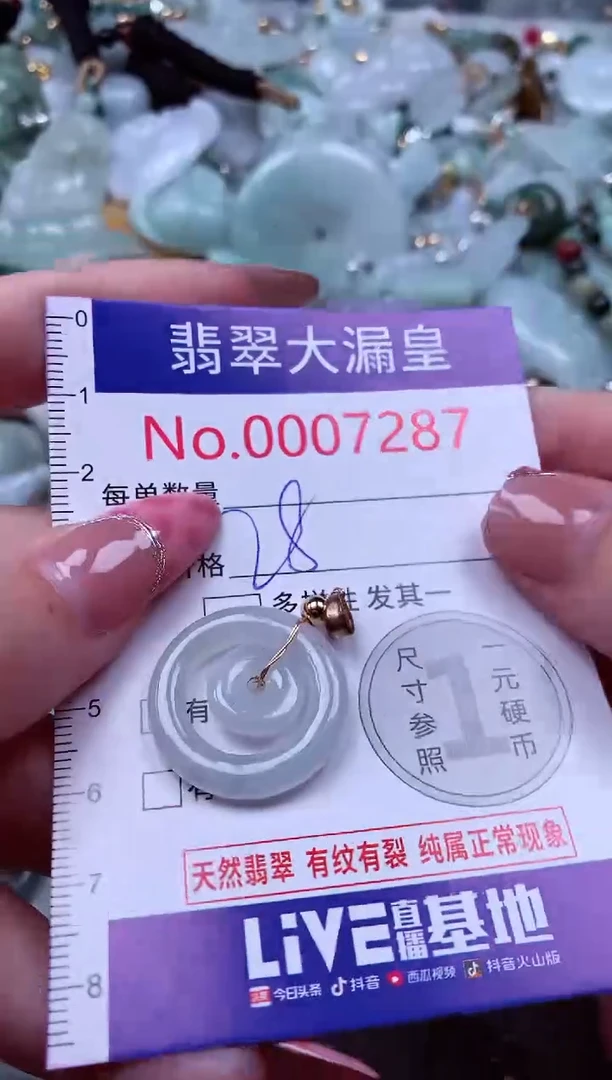 颈饰未镶嵌翡翠7287