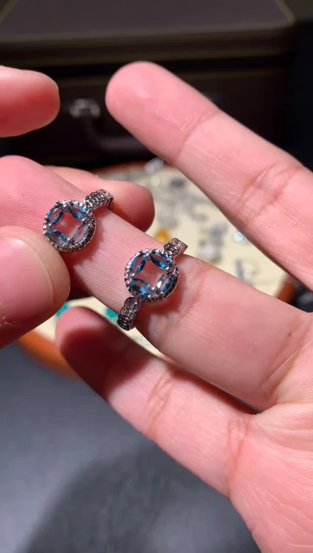 未镶嵌托帕石戒指F48【多样性发其一】