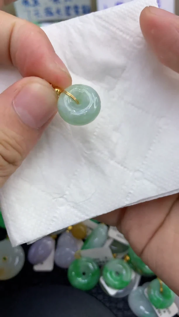 颈饰未镶嵌翡翠天然缅甸A货翡翠